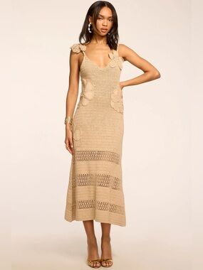 ramy brook melanie embellished midi dress Ramy Brook Melanie Embellished Midi Dress In Gala Pink